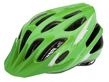 ALPINA Jungen Fahrradhelm FB Jr. 2.0, Green/White, 50-55 cm, 9678171 - 1