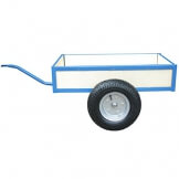 Anhänger für Go Kart Gokart Tretauto blau 81 x 73 x 34 cm - 1