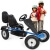 TecTake® Gokart Tretauto Go Kart Tretfahrzeug blau - 2