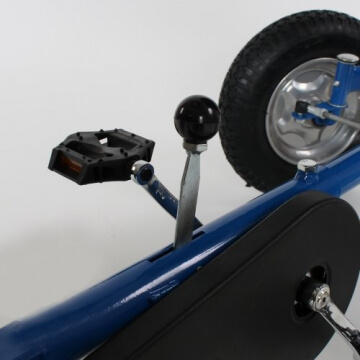 TecTake® Gokart Tretauto Go Kart Tretfahrzeug blau - 7