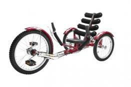 MOBO Cruiser "Shift" Liegefahrrad Dreirad - Liegerad Rot -