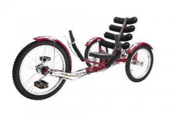 MOBO Cruiser "Shift" Liegefahrrad Dreirad - Liegerad Rot -